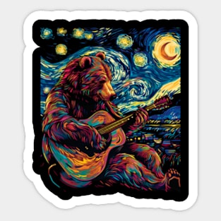 Grizzly Bear Wilderness Wisdom Sticker